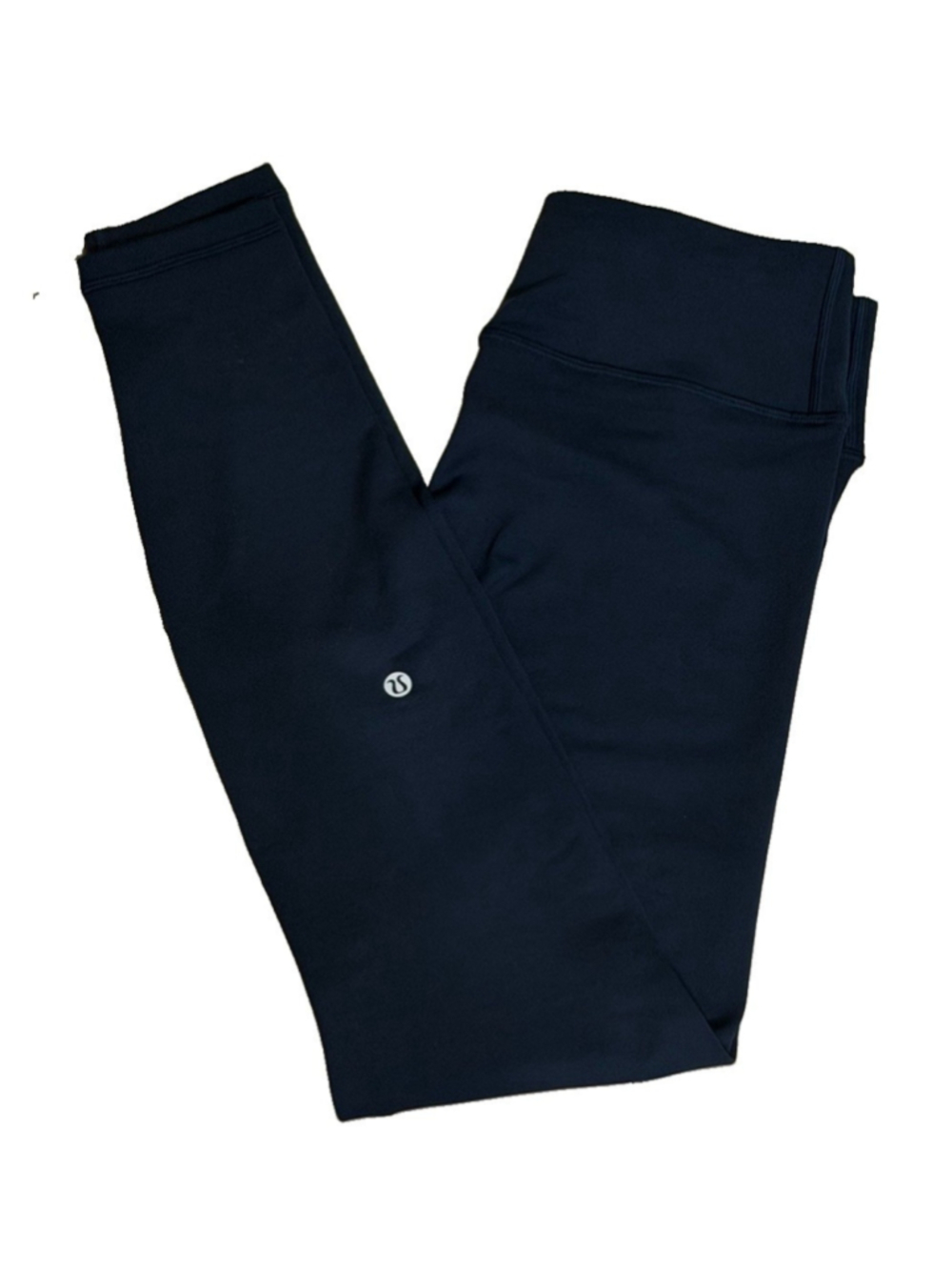 LULULEMON THERMAL HIGH RISE RUNNING LEGGING 28” TRUE NAVY COLOR SIZE 8